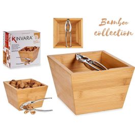 Caja de Bambú con Cascanueces Kinvara 16x16x11 cm - Marrón, Libre de Alergenos (12 Unidades) Precio: 95.5000002. SKU: S3608173