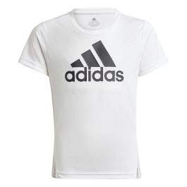 Camiseta de Manga Corta Infantil Adidas Blanco XL