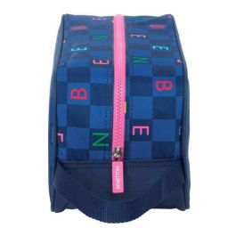 Safta Zapatillero Mediano Benetton Damero, Recomendado para Escolar, 290x140x150 mm