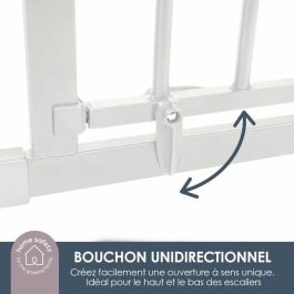 Dreambaby Discovery 3 Adapta Barrera de seguridad infantil extensible, de 74,5 cm a 1,95 m, robusta y fácil de instalar, Blanco