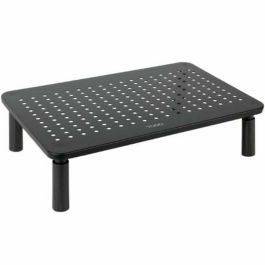 TooQ TQMR086 Soporte Monitor de Escritorio Ergonómico para 1 Pantalla, 20 kg, Altura Ajustable 100-140 mm, Plástico/Acero Negro