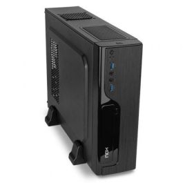 NOX Caja Sobremesa Slim LITE070 Micro-ATX con Fuente 500W, 2x USB 3.0 Negra