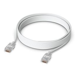 Ubiquiti UACC-Cable-Patch-EL-5M-W Cable de red Etherlighting Cat6 RJ-45 a RJ-45 5m Blanco Translúcido