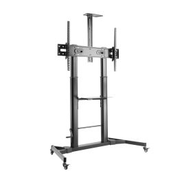 AISENS SOPORTE DE SUELO ECO CON RUEDAS Y MANIVELA, BANDEJA PARA DVD Y SOPORTE DE CAMARA PARA MONITOR/TV 100KG DE 60-100, NEGRO Precio: 272.50000052. SKU: B15BXG53NN