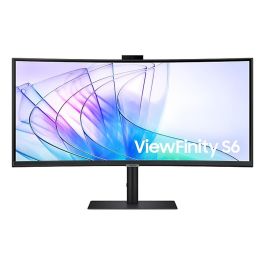 Monitor Profesional Ultraparonámico Curvo Samsung ViewFinity S6 S34C652VAU 34"/ UWQHD/ Webcam/ Multimedia/ Negro Precio: 646.7449997217001. SKU: B1ASZGTVLT