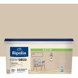 Ripolin Pintura Pared All Pieces Monocapa Muy Cubriente Lino Satinado 2,5L para Paredes, Carpintería y Radiadores Precio: 63.50000019. SKU: B1JFMMPPPE