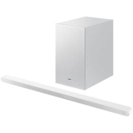 Samsung HW-S701D Barra de Sonido compacta 3.0 canales con subwoofer integrado y Dolby Atmos inalámbrico en blanco