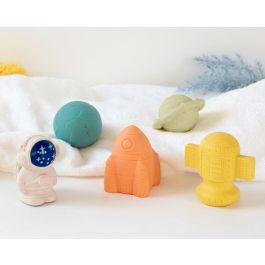 KioKids Set 5 Juguetes Espaciales Antimoho para Baño Bebé +4 Meses Ecológicos Precio: 7.49999987. SKU: B1JTYDR5QB
