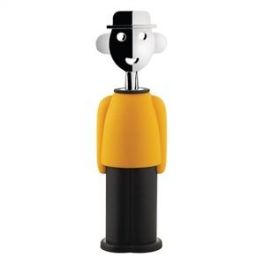 Alessi AM23 YB Sacacorchos diseño Alessandro Mendini, resina amarillo/negro Precio: 30.89000046. SKU: B1ABCQDLRS