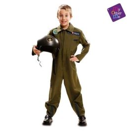My Other Me Disfraz de Piloto Icónico Top Gun para Niños, Talla 7 a 9 Años, Color Verde, 100% Poliéster My Other Me Disfraz de Piloto Icónico Top Gun para Niños, Talla 7 a 9 Años, Color Verde, 100% Poliéster