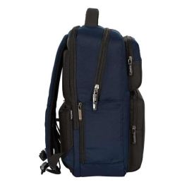 Cartera Escolar Safta Business Black-Blue-Grey Mochila 2 Bolsillos Portatil 15,6-'+Usb 310x130x440 mm Cartera Escolar Safta Business Black-Blue-Grey Mochila 2 Bolsillos Portatil 15,6-'+Usb 310x130x440 mm