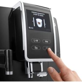 DeLonghi ECAM370.70.B Cafetera Superautomática Dinamica Plus con Molinillo Integrado y Espumador de Leche Negro