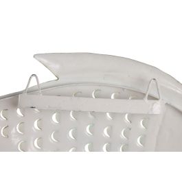 DKD Home Decor Decoración Pared Mediterráneo Azul Multicolor Pez Pintado 61 x 51 x 11 cm