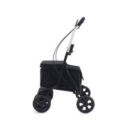 Rolser Carro de la compra con asiento plegable kadira ln, 4 ruedas, 100kg carga max