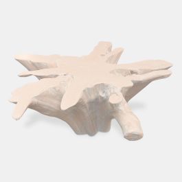 Mesa de Centro Home ESPRIT Blanco 90 x 90 x 44 cm