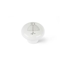 Blister con 4 pomos redondos para mueble fabricado en porcelana acabado ilustrado mod. e817 ø40mm rei Precio: 15.88999951. SKU: S7912590