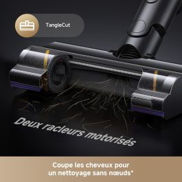 Dreame Aspirador Sin Cable V30 010101AA000560 | Limpieza de Bordes GapFree™ con IA | Tecnología TangleCut™ | Potencia 330 AW | Autonomía Batería 3200 Ah