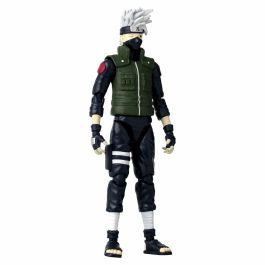 Bandai Figura de Acción Coleccionable Anime Heroes Naruto Shippuden Kakashi Hatake Cuarta Gran Guerra Ninja 17 cm con manos extra