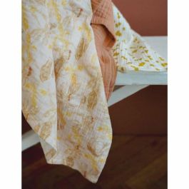 Domiva DOM3700948340745 Pack de 3 arrullos de muselina de algodón Honey Moon - Suave y transpirable