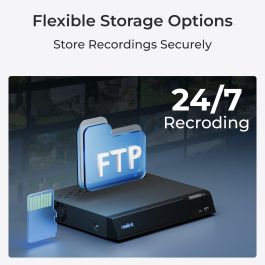 Reolink P340 PoE - Cámara de Seguridad IP 12MP Interior/Exterior WiFi6 IP66 con Visión Nocturna y Audio Bidireccional
