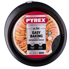 Molde Tarta Plano Horno Acero Glide Pyrex® 24 cm