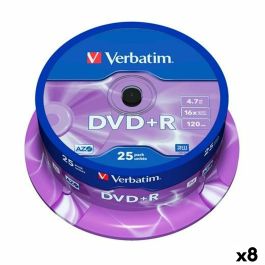 DVD+R Verbatim 4,7 GB 16x (8 Unidades) Precio: 138.78999959. SKU: B1C7C726SL