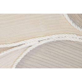 DKD Home Decor Cuadro Scandi Abstracto Beige Lienzo/Ps 102x102x4.5 cm (2 uds) Decoración Pared Hogar