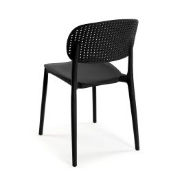 Silla De Comedor Negra Apilable Versa 41X80CM (4 Unidades) Silla De Comedor Negra Apilable Versa 41X80CM (4 Unidades)
