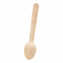 Set de 12 cucharas desechables de madera Wooow (36 Cajas)