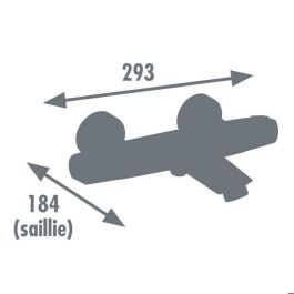 Edouard Rousseau AAAPS00337 Mezclador Termostático para Baño y Ducha NANKA Cromo