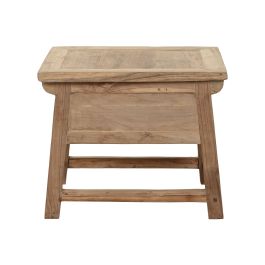 Mesita De Noche Item Home DKD Home Decor Natural 50 x 50 x 60 cm Mesita De Noche Item Home DKD Home Decor Natural 50 x 50 x 60 cm