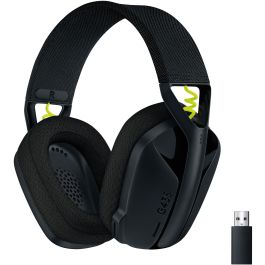 Logitech G435 Auriculares Gaming Inalámbricos LIGHTSPEED Bluetooth con Micrófono Beamforming 18h Batería 165g Negros y Amarillos