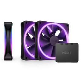 NZXT F120 RGB DUO Triple Pack Ventilador 12 cm Negro 3 piezas RF-D12TF-B1 Precio: 87.5000005. SKU: B1K8GPKBZP