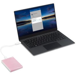 Seagate One Touch Disco Duro Externo 2TB HDD USB 3.0 con Protección por Contraseña Rose Gold