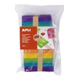 Palillos Planos Apli Madera Colores Tamaños Surtidos Bolsa De 500 Precio: 11.49999972. SKU: B172F743QF