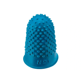 Q-connect Dediles de Goma Nº1 (20-22 mm Diámetro) Caja de 12 Unidades Color Azul