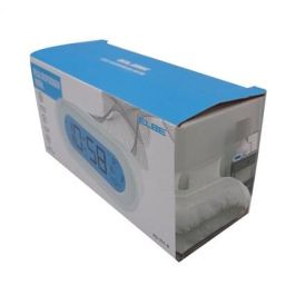 Elbe RD-701-B Reloj Despertador Blanco con Termómetro y Calendario, Pantalla 11cm Elbe RD-701-B Reloj Despertador Blanco con Termómetro y Calendario, Pantalla 11cm
