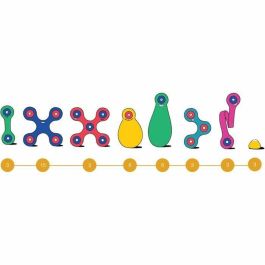 Gipsy Toys AAADG59448 Juego de Construcción Magnético CLIXO Rainbow Pack 42 Piezas Edad +4 Años Ecológico