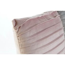 DKD Home Decor Cojin Scandi Gris Amarillo 45 x 45 x 10 cm (6 Unidades)