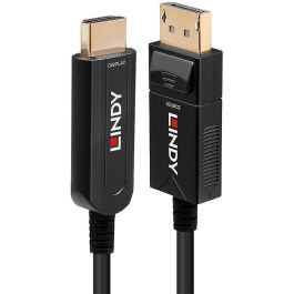 LINDY 38492 Cable DP 1.2 a HDMI 2.0 AOC 4K 30m DisplayPort a HDMI