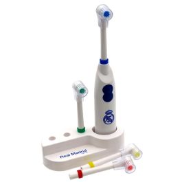 CYP BRANDS Cepillo de Dientes Eléctrico Real Madrid con 3 Cabezales de Repuesto