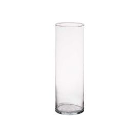 Jarrón de Cristal Cilíndrico Giftdecor - 10 cm Diámetro x 30 cm Alto - Transparente (6 Unidades) Jarrón de Cristal Cilíndrico Giftdecor - 10 cm Diámetro x 30 cm Alto - Transparente (6 Unidades)