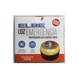 Elbe PC-184 Luz de Emergencia V16 Homologada para Coche y Moto, Seguridad en Carretera