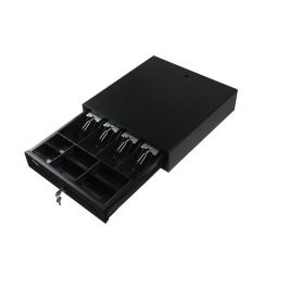 EQUIP TPV CAJON PORTAMONEDAS METAL 41X41 RJ11 NEGRO (3 AÑOS DE GARANTIA)