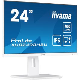 iiyama XUB2492HSU-W6 Monitor 23.8" Full HD IPS 100Hz 0.4ms HDMI DP Pivot Altavoces Blanco Precio: 162.94999941. SKU: B17R7MADSQ