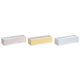 DKD Home Decor Caja Infusiones Shabby Rosa Azul 9x8x30 cm en MDF y Cristal (3 Unidades) Precio: 26.49999946. SKU: S3044623