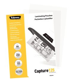 Fellowes Láminas para Plastificar Brillantes A4 125 Micras 250 Unidades
