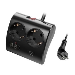 Ewent Regleta 2 Tomas Schuko 2 Puertos USB y 1 USB-C EW3871, Interruptor, Protección Niños, 1.5m Precio: 19.94999963. SKU: B1HR338RTH