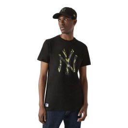 Camiseta de Manga Corta Hombre New Era NY Yankees MLB Talla XL Negro Camiseta de Manga Corta Hombre New Era NY Yankees MLB Talla XL Negro
