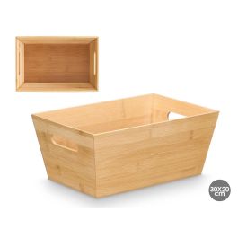 Kinvara Caja de Bambú Natural con Asas Integradas - Solución de Almacenamiento Multiusos para el Hogar, 30x20x13 cm (12 Unidades) Precio: 60.5. SKU: B14Q5BLNFV